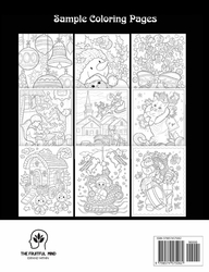 100 Christmas Scenes - Coloring Book Cafe