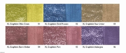 Derwent Graphitint XL Blocks, Grafitové bloky XL farebné, sada 6 ks
