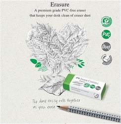Faber-Castel ECO Dust-free Guma zelená, 1 ks