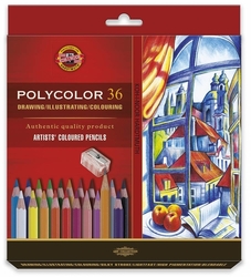 Koh-i-noor Polycolor Art-set umelecké pastelky, sada 36 ks PK