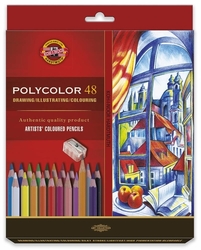 Koh-i-noor Polycolor Art-set, umelecké pastelky, sada 48 ks PK