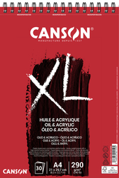 Canson XL Oil & Acrylic Skicák, 290 g/m², 30 listov