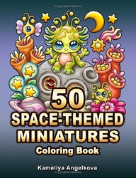 50 Space-Themed Miniatures - Kameliya Angelkova