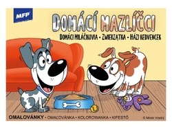 MFP Domáci miláčikovia, omaľovánka pre deti, A5