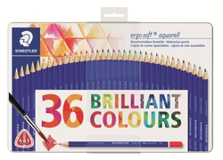 Staedtler Ergo soft akvarelové pastelky, sada 36 ks