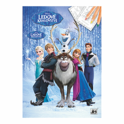 Disney Ľadové kráľovstvo - omaľovánka pre deti (A4)
