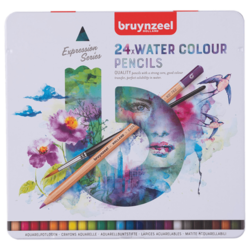 Bruynzeel Expression akvarelové pastelky - sada 24 ks