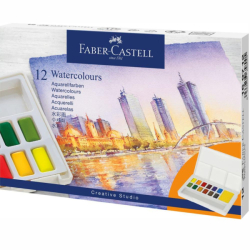 Faber-Castell Akvarelové farby, sada 12 ks
