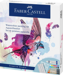 Faber-Castell Akvarelové farby v tube s príslušenstvom, sada 18 ks