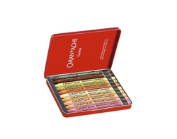 Caran d´Ache Neocolor II - akvarelové voskové pastely, sada 10 ks - teplé odtiene
