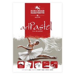 Koh-i-noor Art Pastel Skicár 180 g/m², 20 listov - šedý
