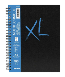 Canson XL Book Mixed Media Skicár 160 g/m², 60 listov - krúžková väzba