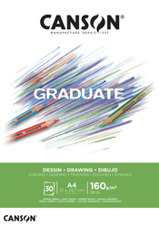 Canson Graduate Drawing Skicár 160 g/m², 30 listov