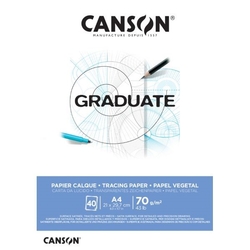 Canson Graduate Calque Skicár 70 g/m², 40 listov, pauzovací papier