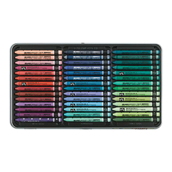 Caran d´Ache Neocolor II - akvarelové voskové pastely, sada 84 ks 