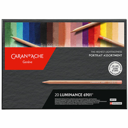 Caran d´Ache Luminance umelecké pastelky, sada 20 ks - Portrét