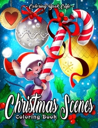 Christmas Scenes - Coloring Book Cafe