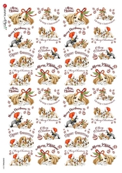 Paper Designs Ryžový papier na decoupage A4 - Vianoce / 0281