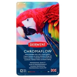 Derwent Chromaflow umelecké pastelky, sada 12 ks