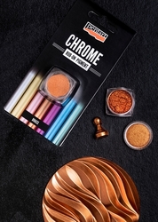 Pentart Chrome Rub-on pigments Pigmentový prášok, 0,5 g