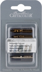Cretacolor Kaligrafické perá, sada 5 ks