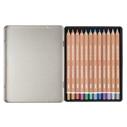 Cretacolor MegaColor The Brilliants Umelecké pastelky hrubé, sada 12 ks - metalické odtiene