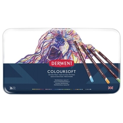 Derwent COLOURSOFT sada pasteliek 36 ks