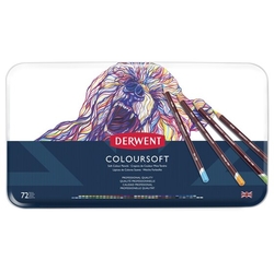 Derwent COLOURSOFT sada pasteliek 72 ks