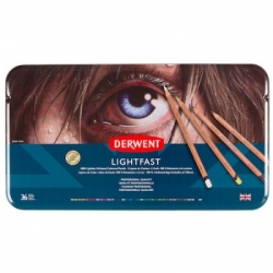 Derwent Lightfast umelecké pastelky, sada 36 ks