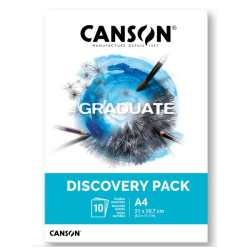 Canson GRADUATE Discovery Pack A4, 10 listov