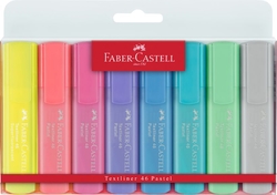 Faber-Castell Zvýrazňovač Pastel 1546, sada 8 ks - pastelové farby