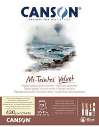 Canson Mi-Teintes VELVET Skicár, 32 x 41 cm, 430 g/m², 12 listov