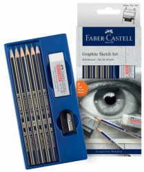 Faber-Castel Goldfaber Graphite Sketch - grafitové ceruzka, sada 8 ks