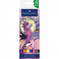 Faber-Castell Goldfaber Aqua Dual Marker obojstranný, akvarelový, sada 6 ks - 