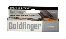 Daler-Rowney Goldfinger Metalická pasta, 22 ml - silver/striebro