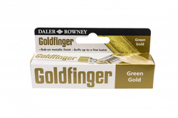 Daler-Rowney Goldfinger Metalická pasta, 22 ml - green gold/zelené zlato