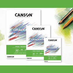 Canson Graduate Drawing Skicár 160 g/m², 30 listov
