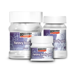 Pentart Heavy body gel glossy, Hustá gélové pasta - priehľadná lesklá