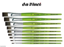 da Vinci Štetec zelený plochý