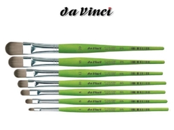 da Vinci FIT Štetec syntetický 375/filbert - zelená rada