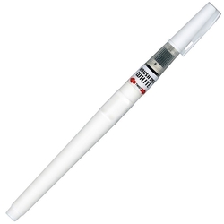 Kuretake Zig Brush Pen pero so štetčekovým hrotom, biela farby