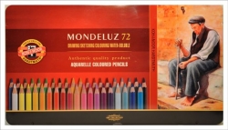 Koh-i-noor Mondeluz Art Collection akvarelové pastelky, sada 72 ks KO