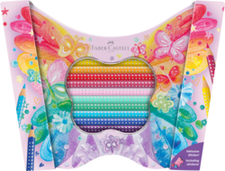Faber-Castell Sparkle Pastelky trojhranné, sada 20 ks - Motýľ