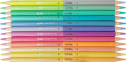 Colorino Pastel obojstranné pastelky, sada 12 ks / 24 farieb - pastelové farby