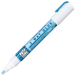 Kuretake MSB-15P, 2 Way Glue Chisel 4 mm, lepidlo, zrezaný hrot