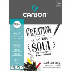Canson Lettering Skicár 24x32 cm, 180 g/m², 20 listov