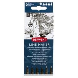 Derwent Line Maker liner, sada 6 ks