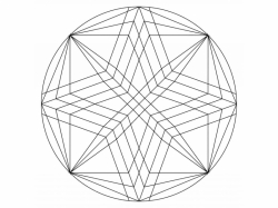 Šablóna na pieskovanie - Mandala 0515