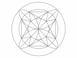 Šablóna na pieskovanie - Mandala 0520