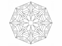 Šablóna na pieskovanie - Mandala 0522